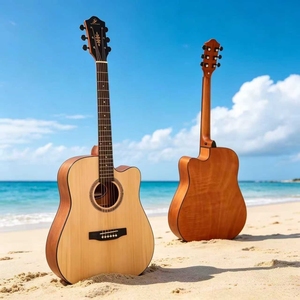 Cina all'ingrosso <span class=keywords><strong>chitarra</strong></span> <span class=keywords><strong>acustica</strong></span> solida superiore strumenti musicali professionali <span class=keywords><strong>chitarra</strong></span> da viaggio 41 pollici chitarre acustiche - Product Image 1