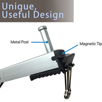 Recogedor de Basura Plegable, Herramienta Extensible de Aleación de Aluminio de Alta Calidad para Recoger Basura