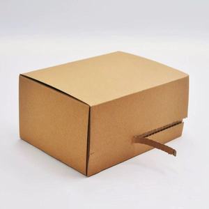 Boîte en carton kraft auto-adhésive avec bande de déchirement pour emballage cadeau et expédition - Product Image 2