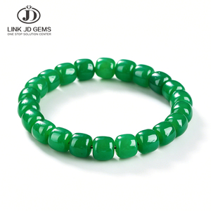 Pulsera de Jade Hetian Verde de Alta Imitación de 8mm, Diferentes Estilos, Pulseras para Mujer, Brazaletes para Hombre <span class=keywords><strong>y</strong></span> Mujer, Regalo - Product Image 4