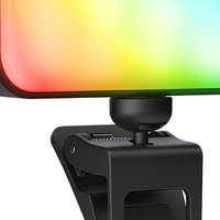 Lampe d'appoint LED portable en plastique pour téléphone portable, rotation à 360°, température de couleur réglable, 4W DC5V, éclairage photographique