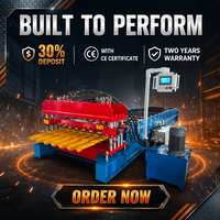 Machine de formage à froid pour tuiles en acier galvanisé pour tôles PPGI, usage toiture, meilleur prix en promotion