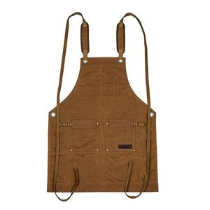 Tablier en toile multi-poches, direct usine, transfrontalier, écologique et durable, unisexe, pour le jardinage, le travail, le menuisier et l'électricien - Product Image 4