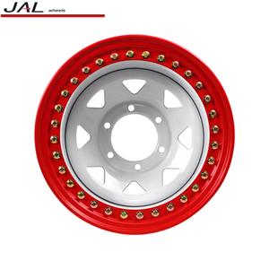 Nuevas Llantas <span class=keywords><strong>de</strong></span> Acero JAL 4WD <span class=keywords><strong>Todoterreno</strong></span> <span class=keywords><strong>de</strong></span> 8 Radios, Negras, 5x139.7 PCD, Beadlock, 16x8/10, Certificadas CE/DOT para Reemplazo - Product Image 4