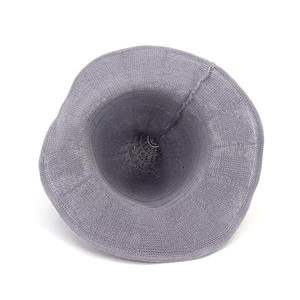 Chapeau de sorcière gris en tricot doux, respirant et extensible, accessoire de costume festif pour Halloween et cosplay, vente en gros - Product Image 5