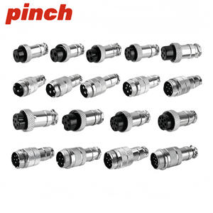 Pinch Gx16 Aviation Connector M16 2 Pin Male Female <b>Plug</b> In Zinc Alloy <b>Adapter</b> For Electrical Wiring - Product Image 4