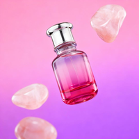 Flacons de parfum portables en verre vides de 50 ml/100 ml, rechargeables, avec vaporisateur, pour emballage cosmétique – Disponibilité immédiate