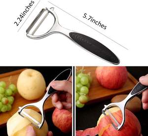 <b>Gadgets</b> 2024 New Arrival Smart Kitchen Tools Small Portable Durable Multifunctional Plastic Vegetable Fruit Potato Peeler - Product Image 4