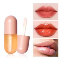 Gloss repulpant pour les lèvres sous marque privée, personnalisé, en gros, pour enfants, végétalien, transparent, liquide brillant, fournisseur coréen de teintes à lèvres