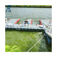 Dock flottant modulaire / Dock pour jet-ski / Plateforme de ponton en HDPE