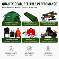 Perlengkapan Darurat Multifungsi Profesional Ringan Portabel Pertolongan Pertama untuk Hiking Camping Outdoor 2-3 Orang
