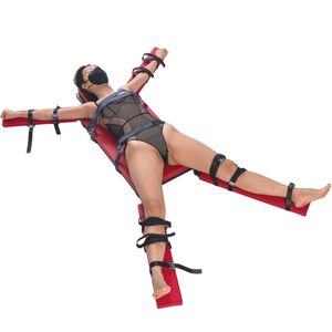 Kit de Sujeción con Forma <span class=keywords><strong>Humana</strong></span>, Marco SM para Fijar Extremidades, Esposas, Accesorios de Entrenamiento, Herramienta de Castigo, Restricción de Muslos y Tobillos, Gelances - Product Image 4