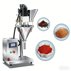 Machine de remplissage semi-automatique à vis sans fin pour poudres sèches, usage commercial, équipement de remplissage pour épices et café en poudre - Product Image 5