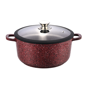 2024 OEM toptan klasik tasarım granit yapışmaz kızartma tavası tencere ve tavalar yapışmaz TENCERE SETİ - Product Image 2