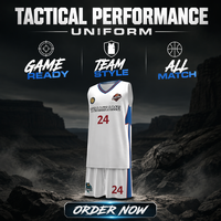 Uniforme de Baloncesto Transpirable Personalizado por Sublimación para Hombre, OEM/ODM, para Club Deportivo