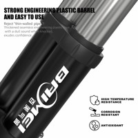 Pompe à main haute pression multifonction BAIMEI pour pneus de vélo 80-130 PSI, écologique, durable, légère, étanche, avec manomètre, OEM