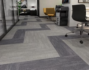 Dalles de moquette commerciales de dernière génération, résistantes, décoration de bureau, dalles de moquette pour sol - Product Image 5
