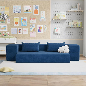 L Shape Foam <b>Sofa</b> For Children And Adults Removable Washable Cover Art Design - Product Image 2