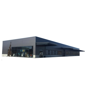 Structure en acier galvanisé à chaud Cadre de <span class=keywords><strong>portail</strong></span> isolé Hangar avec revêtement en métal Structure de panneau sandwich à haute durabilité - Product Image 4