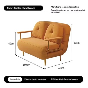 Hot Selling Cloud <b>Sofa</b> Bed <b>Folding</b> and Expanding Small Unit Bedroom Balcony Multi Functional Single Person <b>Sofa</b> - Product Image 6