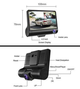 Phổ biến 3 cách Full HD 1080P kép Dash Cam Xe DVR Xe hộp đen xe ghi âm với Camera chiếu hậu - Product Image 3