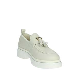 Mocasines de Mujer K-10702, Zapatos de Plataforma Blancos de Cuero - Product Image 5