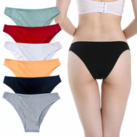 Celana Dalam Wanita Katun, Pakaian Dalam Wanita Warna Solid, Nyaman, Elastisitas Tinggi