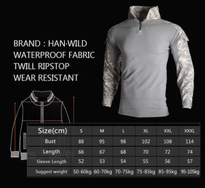 <span class=keywords><strong>HAN</strong></span> WILD G2 magliette tattiche estive Cargo a maniche lunghe t-shirt Outdoor - Product Image 2