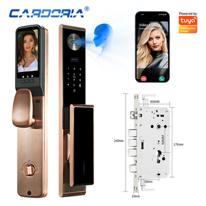ล็อคระบบจดจำใบหน้า3D อัตโนมัติ WiFi วิดีโออินเตอร์คอมสำหรับการโทรด้วยลายนิ้วมือล็อคประตูด้วยกล้องสมาร์ทล็อคประตู - Product Image 3