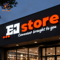 Enseigne LED personnalisée RGBW, panneau lumineux pour devanture, enseigne commerciale pour salon de coiffure, café, devanture de porte