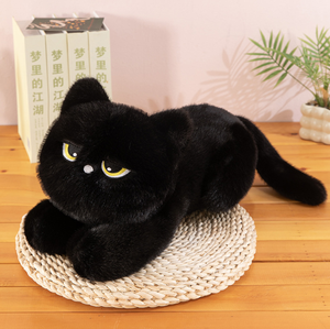 Đồ chơI mèo đen mô phỏng đồ chơi nhồi bông động vật rừng trang trí đồ chơi Quà tặng - Product Image 3