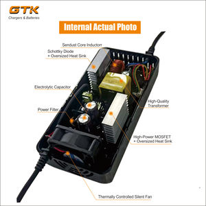 Chargeur de batterie 60V 9A LiFeP04 pour vélos électriques/motos-boîtier en plastique, certifié CE/RoHS - Product Image 6