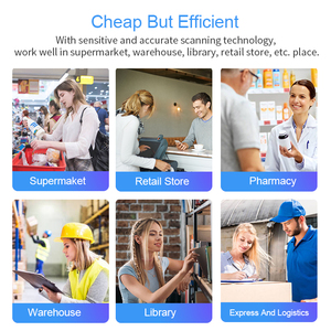 Plug and Play Barcode Scanner Comfortable Handle QR/1D/2D <strong>Bar</strong> <strong>Code</strong> for Sale for Supermarket - Product Image 6