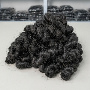 Cheveux de cheval bouclés traités de 18 pouces, noirs et multicolores, pour matériau de rembourrage intérieur de <span class=keywords><strong>matelas</strong></span> - Product Image 3