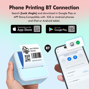 Custom Portable <strong>Compact</strong> Mini Thermal <strong>Printer</strong> with Thermal Paper for Picture Label List Note Home and Office Use - Product Image 4