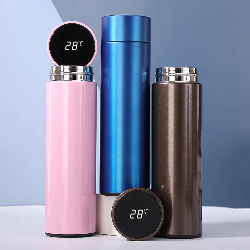 Siap Dalam Saham 500Ml Disesuaikan Air Termos Stainless Steel Terisolasi Botol Air Thermal Flask Vacuum Botol