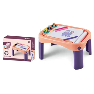Nueva llegada chico educación mesa de aprendizaje creativo DIY graffiti arte tablero de dibujo Mesa juguete conjunto - Product Image 4