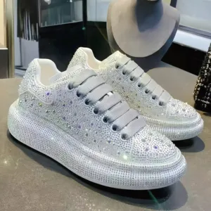 <b>Top</b> Luxury Designer Sneakers MQ Genuine Leather Chunky Sole Lace-Up Height Increasing Casual Athletic Outdoor Lightweight All - Product Image 1