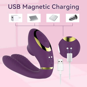 Vibratore Clitorideo Indossabile Delove Viola con Controllo Remoto App e 10 Modalità di Suzione Impermeabile Giocattolo Sessuale per Donne - Product Image 6