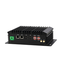 Mini PC industriel haute performance OEM I7 1165G7 double port série Lan 4 * écran HD Usb3.2 M.2 stockage ordinateur de bureau sans ventilateur