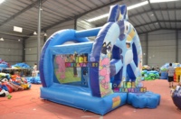 Château Gonflable Commercial avec Toboggan et Structure de Rebond pour Enfants, Idéal pour Location de Fêtes en Extérieur – Vente Directe Usine