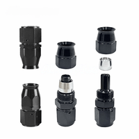Kit de Accesorios de Manguera de Freno de Nylon AN4 AN6 AN8 AN10 E85, Tubo de Enfriador de Aceite, Acero Inoxidable, Ptfe, Reforzado Hidráulicamente