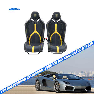 Asientos de Fibra de Carbono con Textura Lujosa, Minimalistas y Elegantes, con Costuras Exquisitas para Lamborghini LP700 - Product Image 1