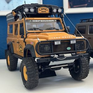 รถ Defender 110 D110 รุ่น Camel <span class=keywords><strong>Trophy</strong></span> Edition ของแท้ ขนาด 1/18 ขับเคลื่อน 4 ล้อ รถบังคับวิทยุแบบ Trail Crawler พร้อมใช้งาน รถกระบะ รีโมท 2.4Ghz สำหรับนักสะสม - Product Image 5