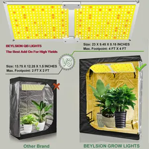 สต็อกในโปแลนด์สเปนโกดัง 240*120*200 ซม.Growเต็นท์ชุด + 2 PCS 2000WSC Grow Lightพืช + 6 นิ้วพัดลมกรอง