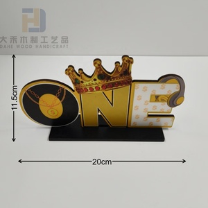 Rivestito Hip Hop ritagli <span class=keywords><strong>in</strong></span> <span class=keywords><strong>legno</strong></span> oro nero una lettera segno <span class=keywords><strong>in</strong></span> <span class=keywords><strong>legno</strong></span> ritaglio Audio segno d'oro per ragazzi decorazione da tavolo - Product Image 5