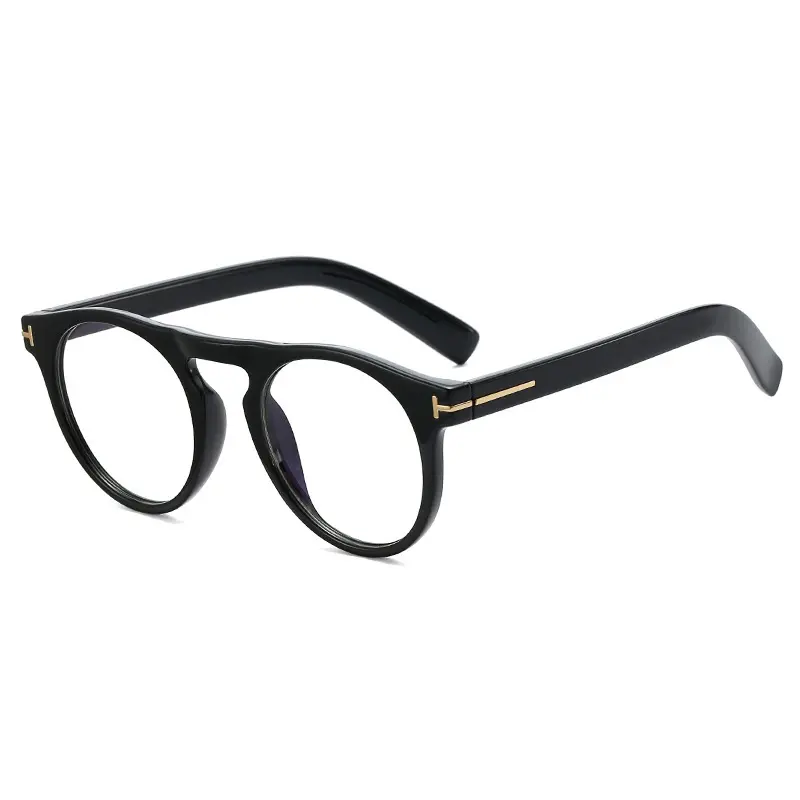 Newest 2023 Round Anti Blue Light Blocking Glasses Eyeglasses For Women Trend Optical Glasses