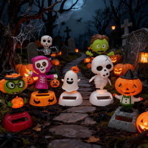 Figura de Coche con Energía Solar para <span class=keywords><strong>Halloween</strong></span> H-0367, Animal Balancín con Temática de Fantasmas - Product Image 2