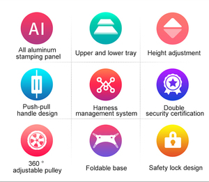 Di Động Di Động Tầng Đứng Bảng Tương Tác Nhôm Cán Nguội Thép Gắn Di Chuyển Bracket Cho TV - Product Image 4