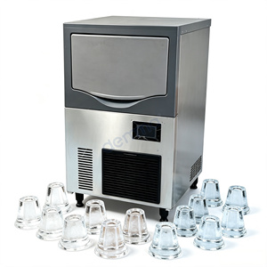 เครื่องทำน้ำแข็งทรงกระบอกใสคุณภาพสูงสำหรับร้านกาแฟ บาร์ และโรงแรม - Product Image 1
